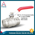 casting iron handle 1.6 mpa middle pressure nickle plated ball valves for water for garden hose